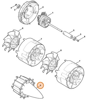 Stożek dyszy wylotowej, Stihl 48537610300