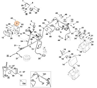 Płytka wspornika, Stihl 61707635495