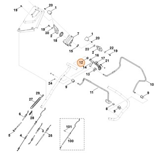 Tulejka łożyska, Stihl 63751623700
