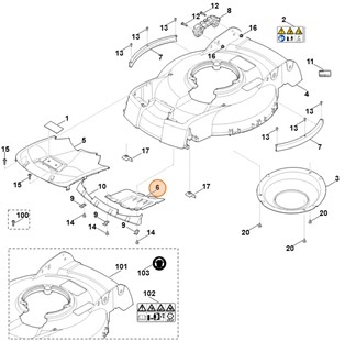 Osłona, Stihl 63837068100