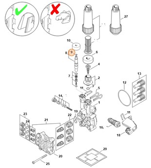 Zestaw okrągłych pierścieni, Stihl 49500070800