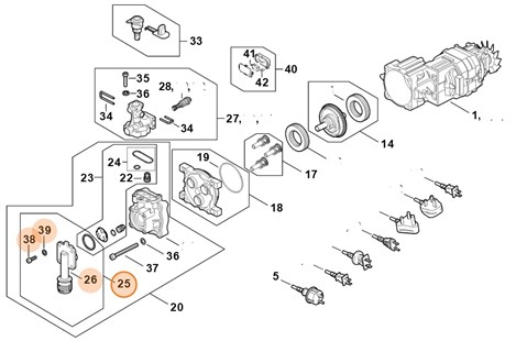 Element łączący, Stihl RE027907110