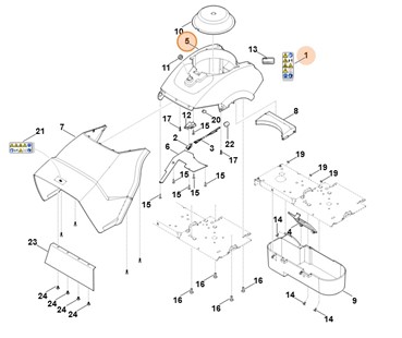 Obudowa, Stihl 60127008535