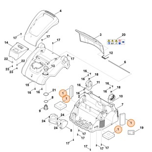 Zestaw filtrów, Stihl 62910071090