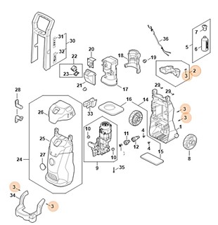 Uchwyt dysz, Stihl RE025007520