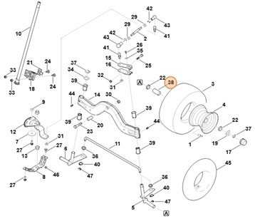 Wieniec igiełkowy 20x30x65, Stihl 95120034660