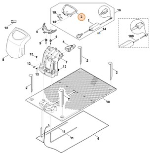 Moduł układu elektronicznego, Stihl 63094301461