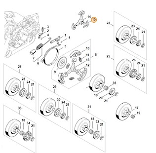 Mocowanie, Stihl 11251623000